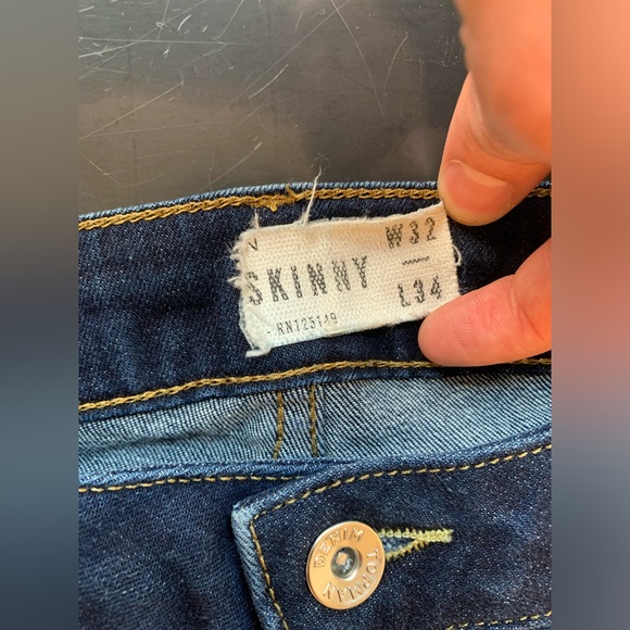 Topman 32x34 Skinny Jeans - Picture 3 of 3